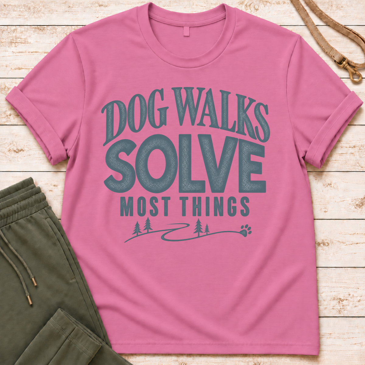 Dog Walks T-Shirt