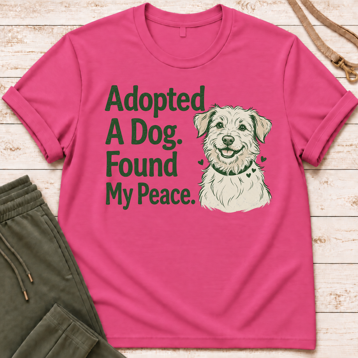 Adopted A Dog T-Shirt