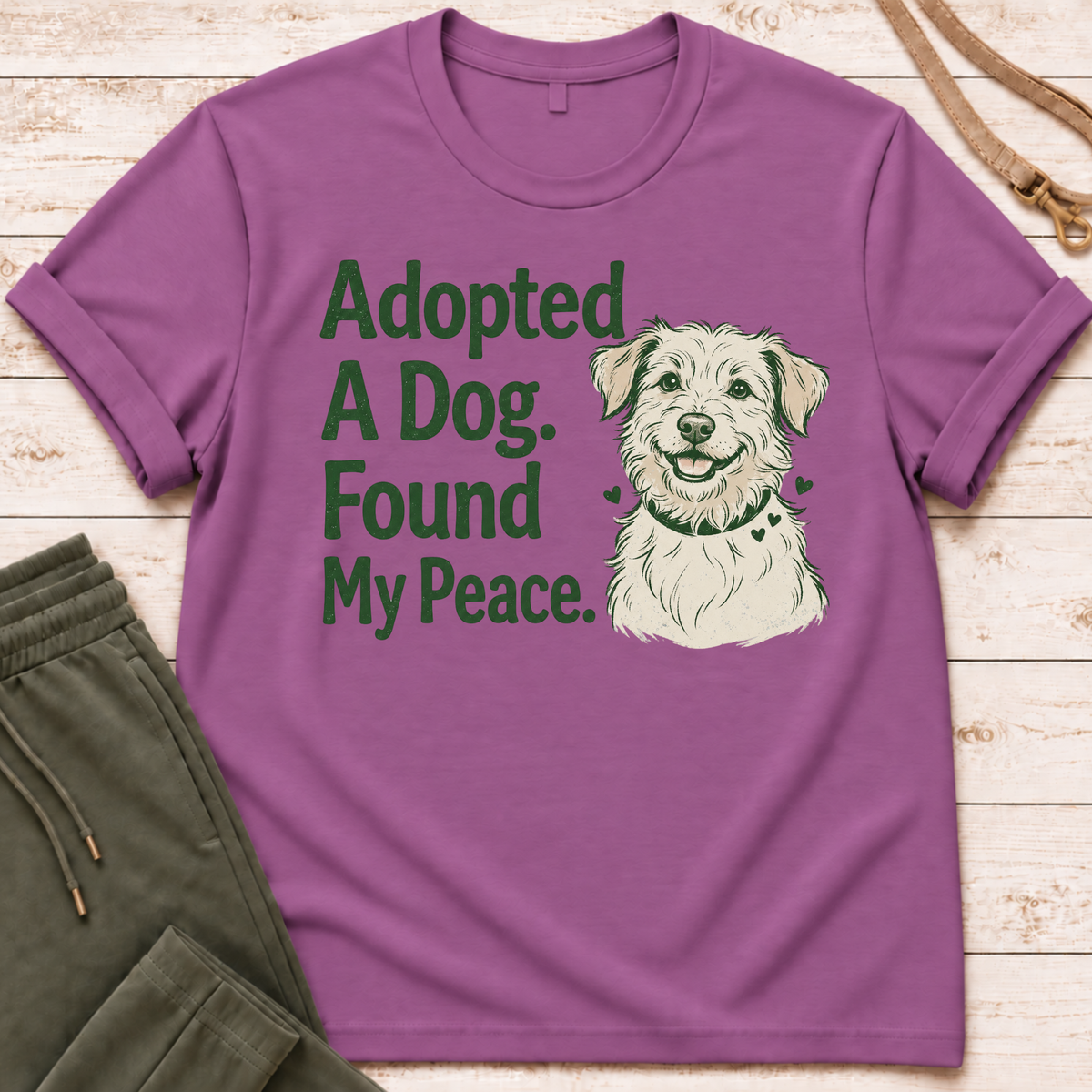 Adopted A Dog T-Shirt