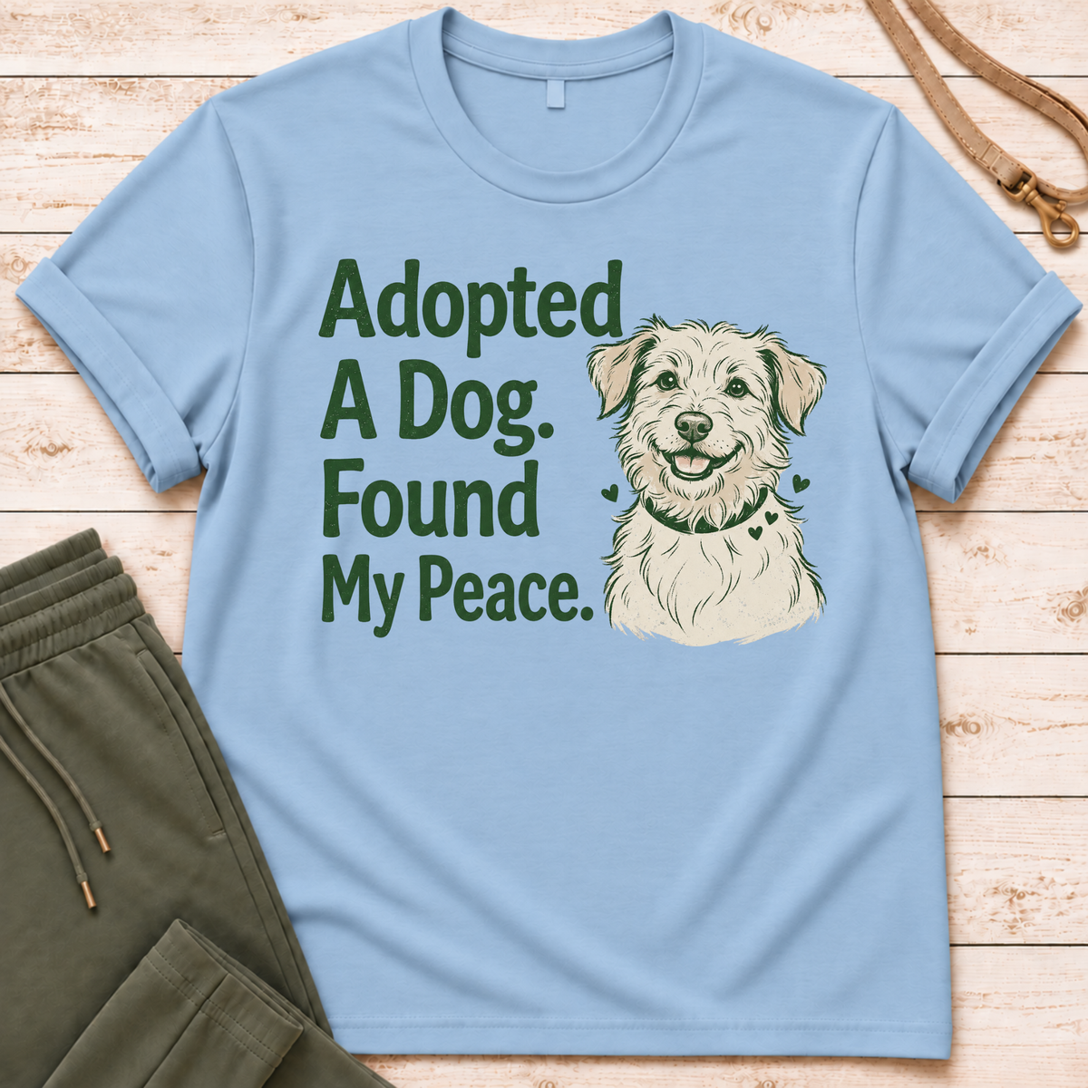 Adopted A Dog T-Shirt