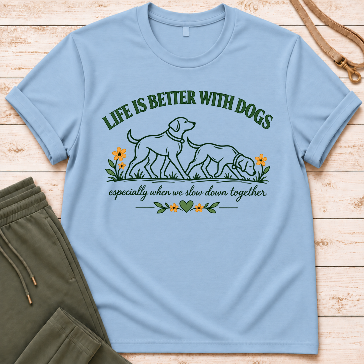 With Dogs T-Shirt