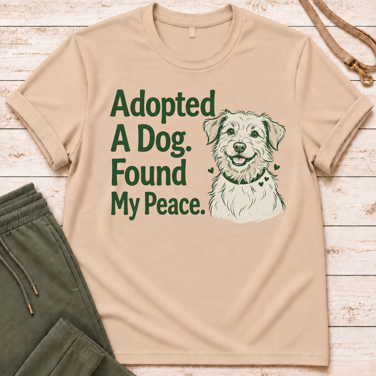 Adopted A Dog T-Shirt