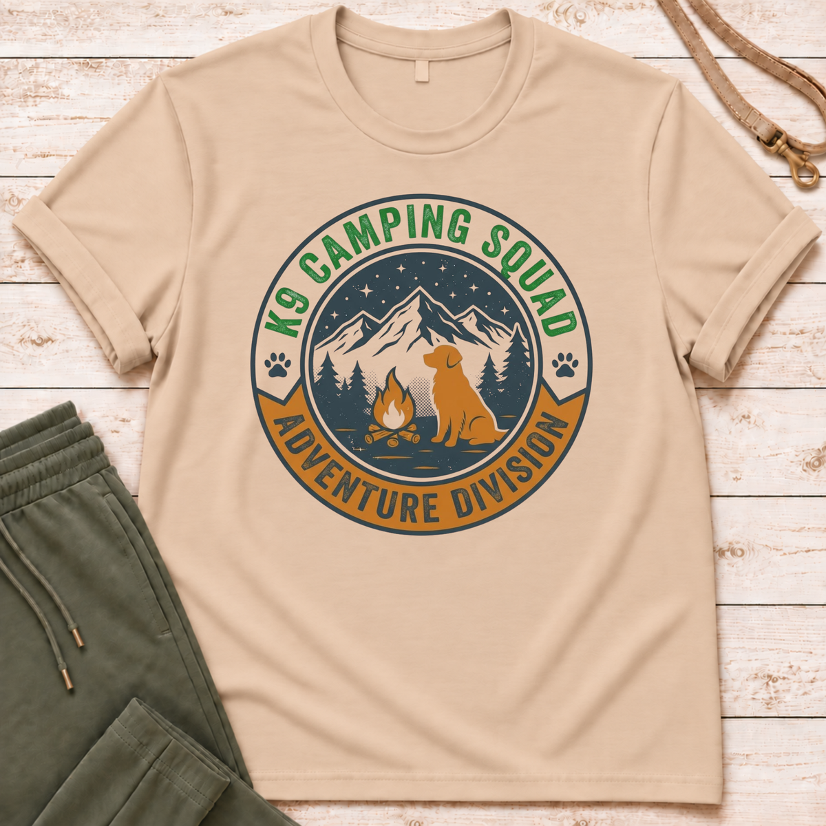 K9 Camping T-Shirt