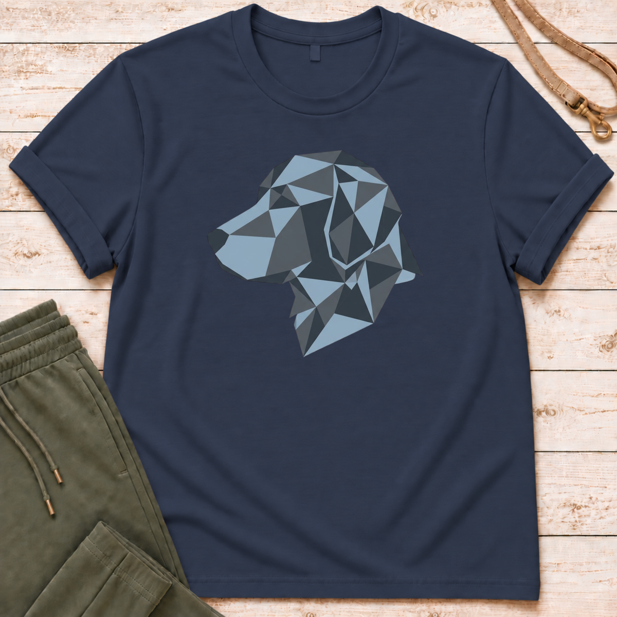Geometric Dog T-Shirt