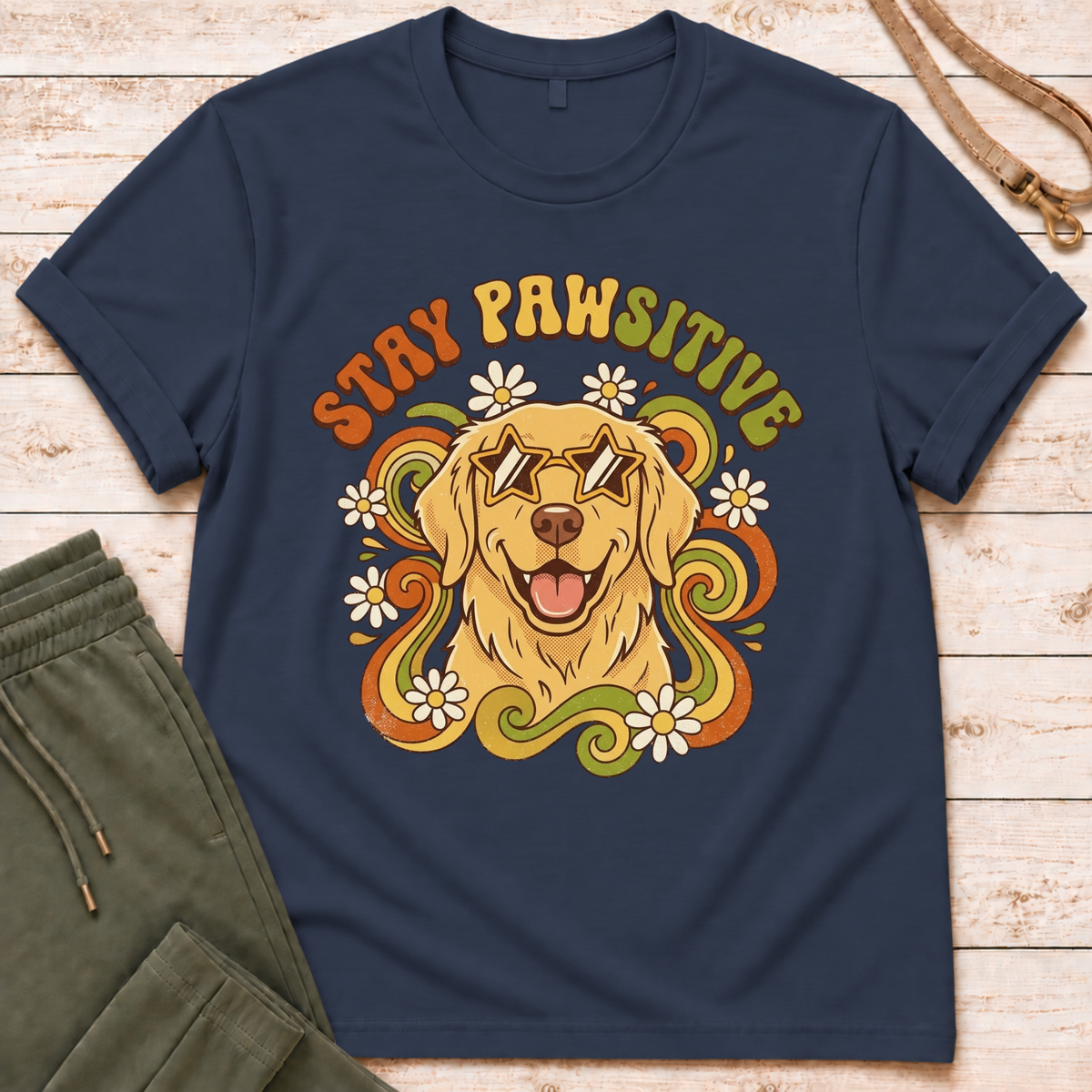 Stay Pawsitive T-Shirt