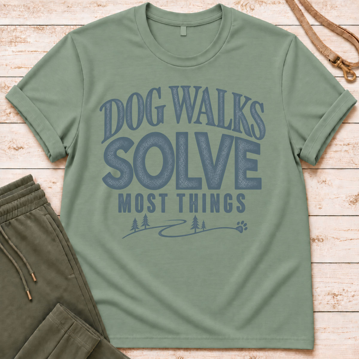 Dog Walks T-Shirt