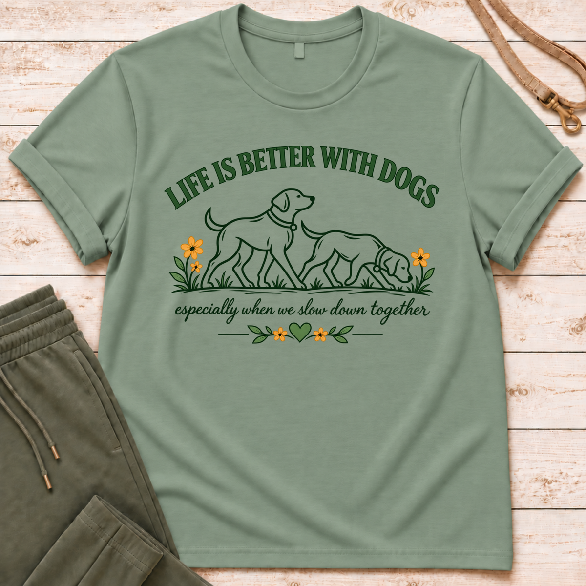 With Dogs T-Shirt