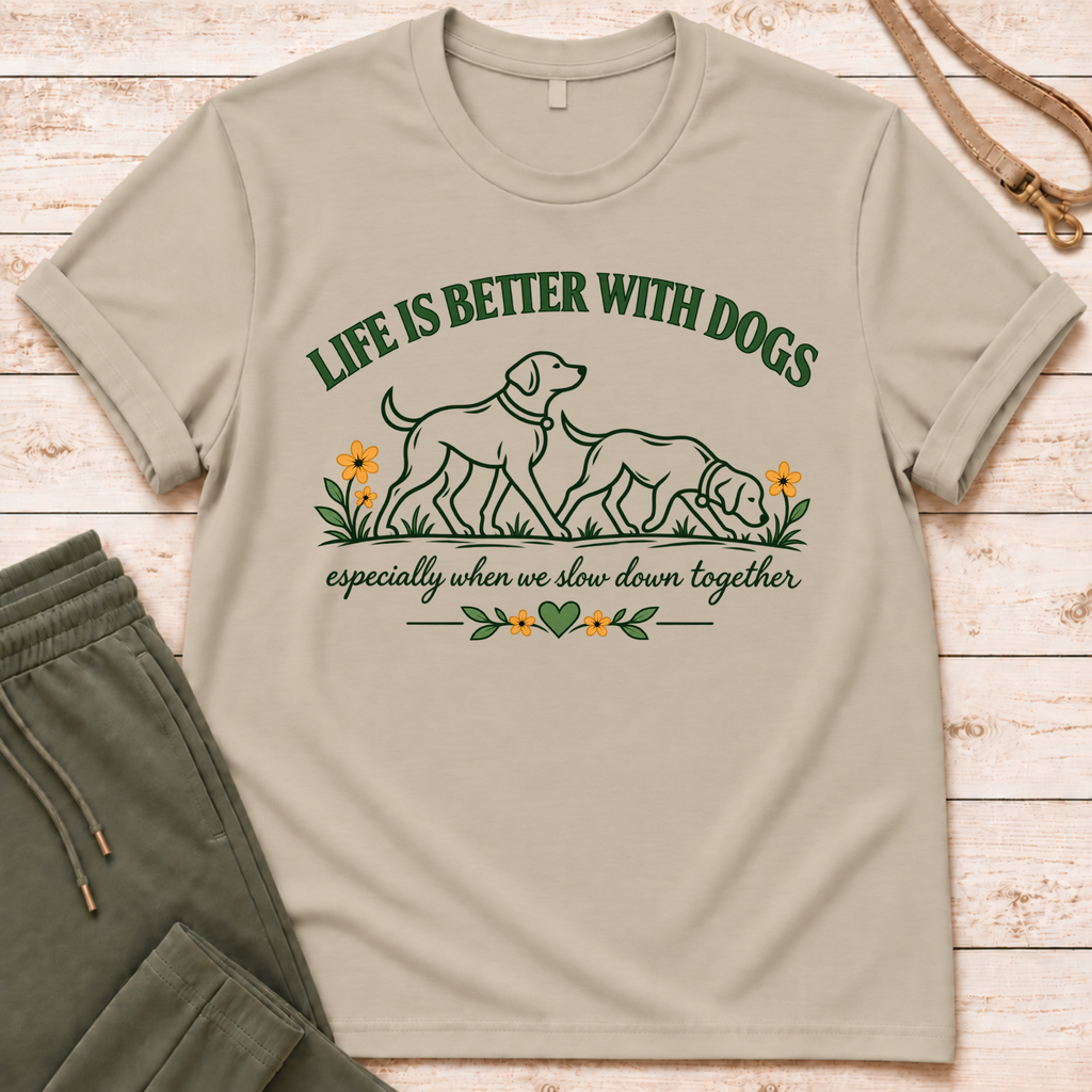 With Dogs T-Shirt