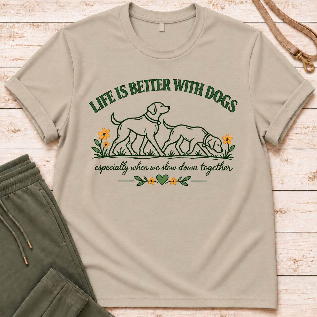 With Dogs T-Shirt