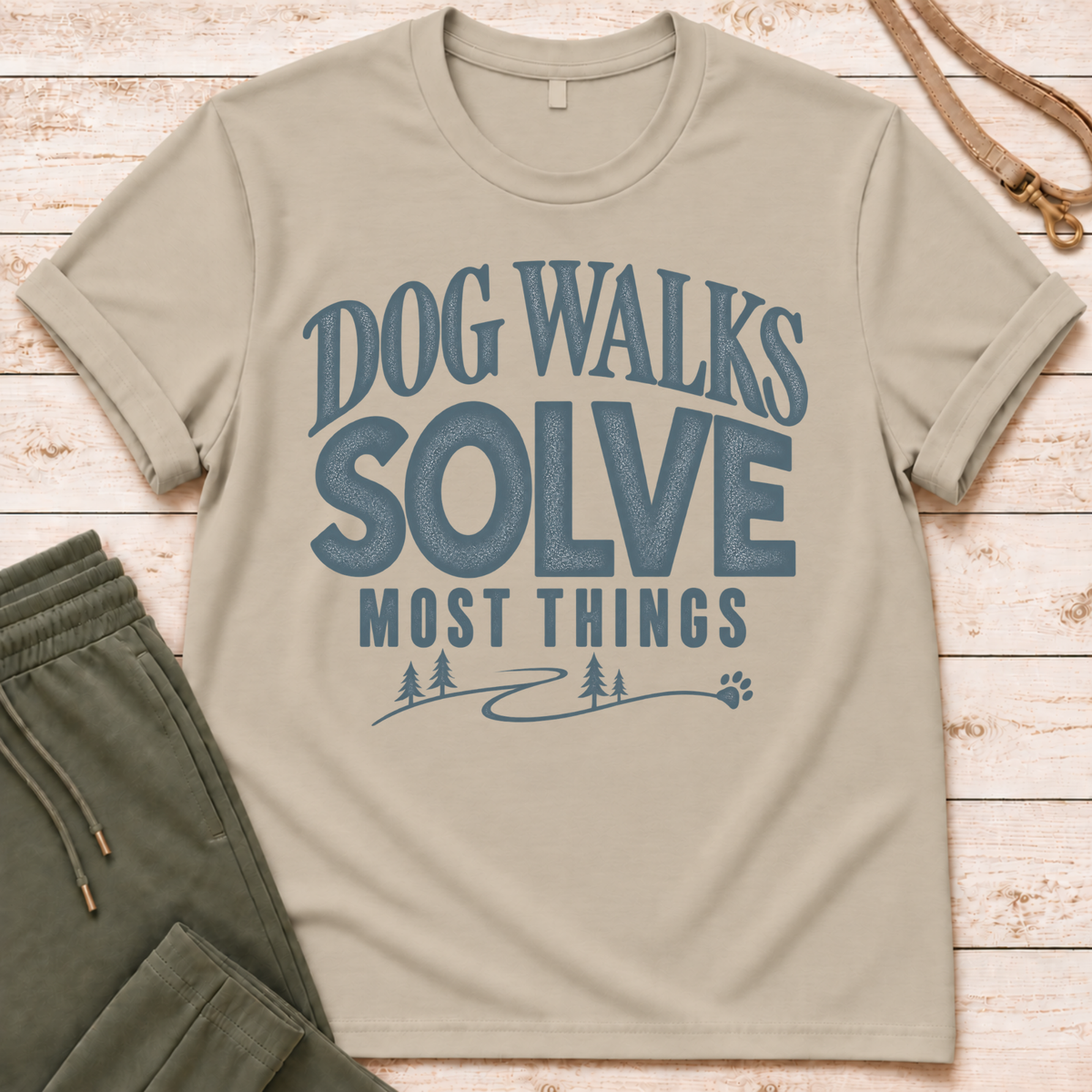 Dog Walks T-Shirt