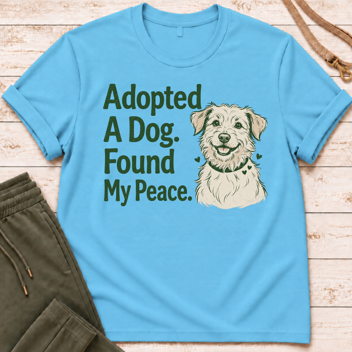 Adopted A Dog T-Shirt