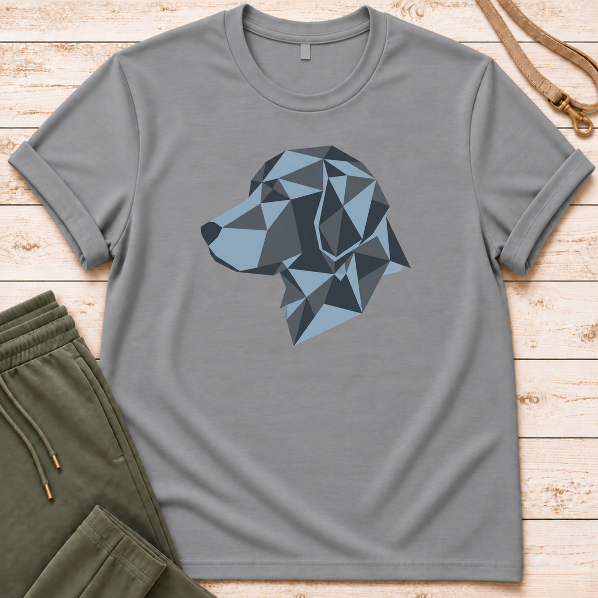 Geometric Dog T-Shirt