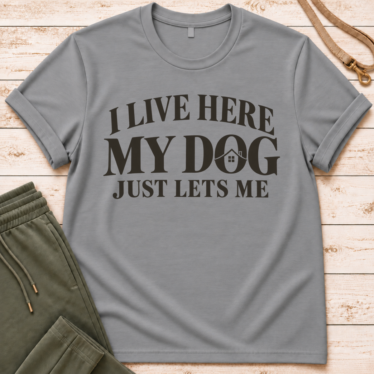 I Live Here T-Shirt