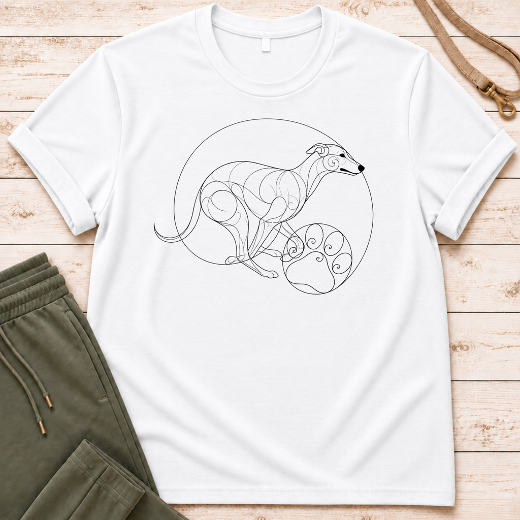 Spiral Greyhound T-Shirt