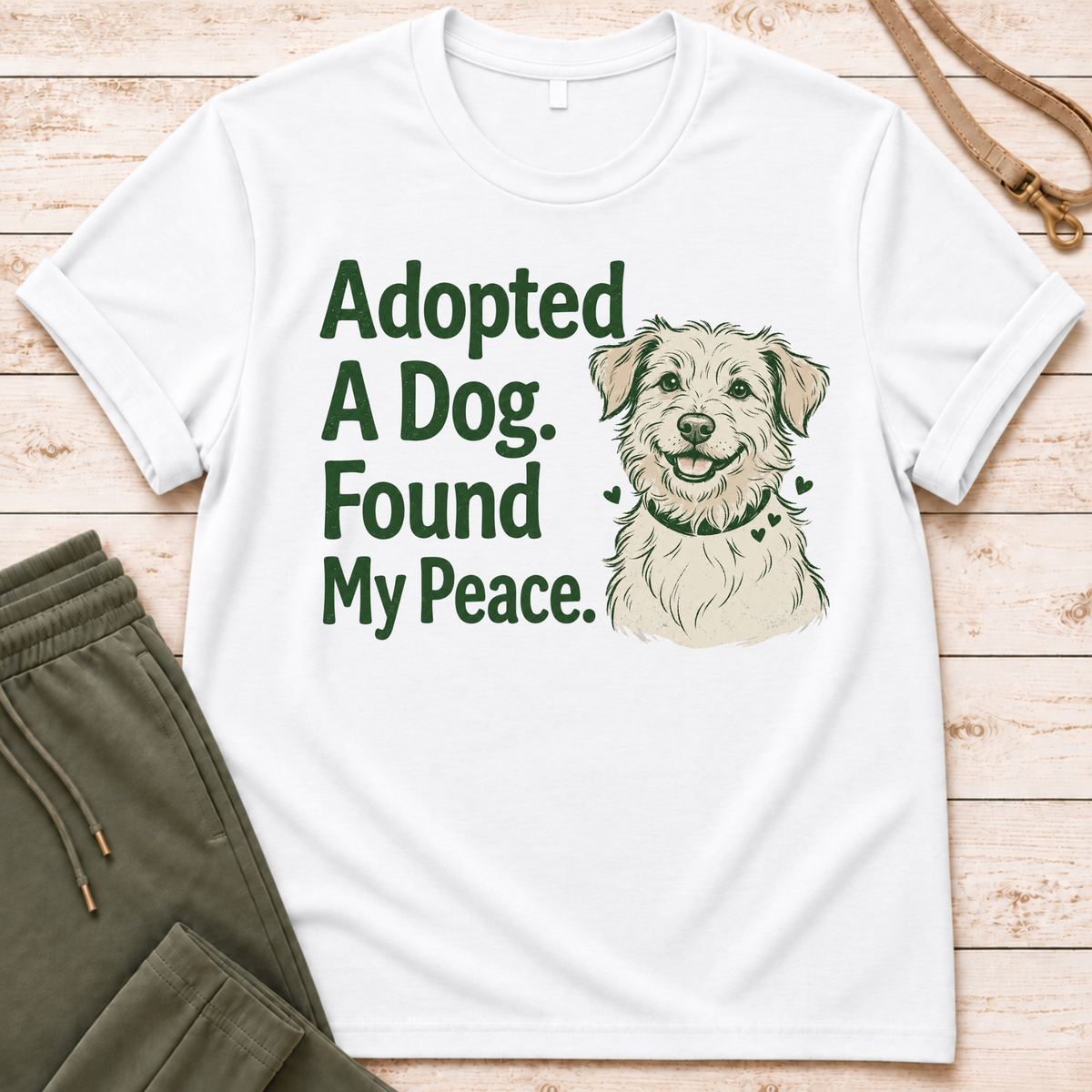 Adopted A Dog T-Shirt