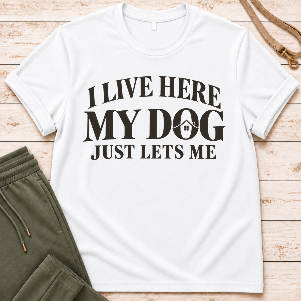 I Live Here T-Shirt